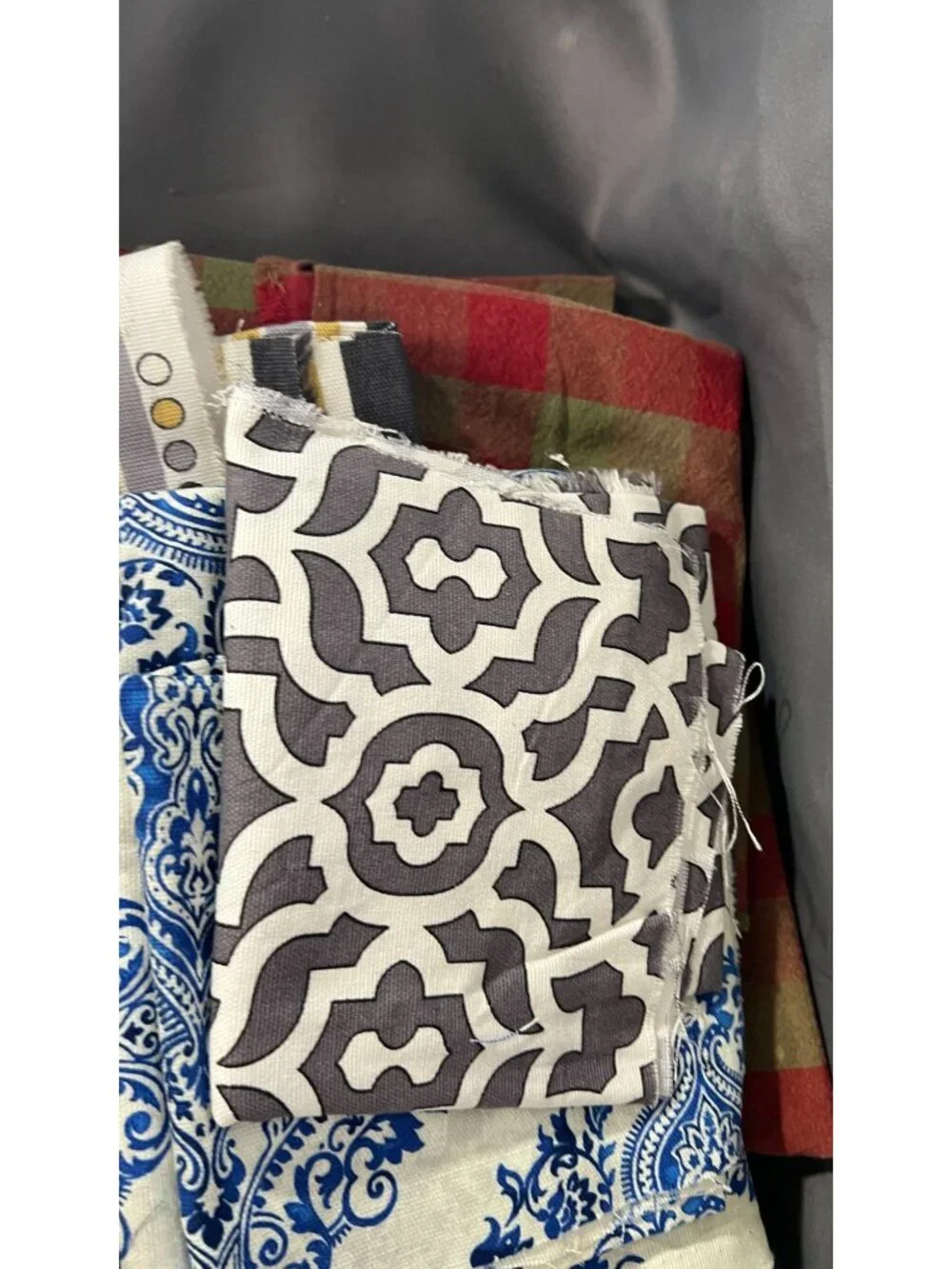 Fabric Remnant Bundle Assorted Colors & Patterns Craft Sewing